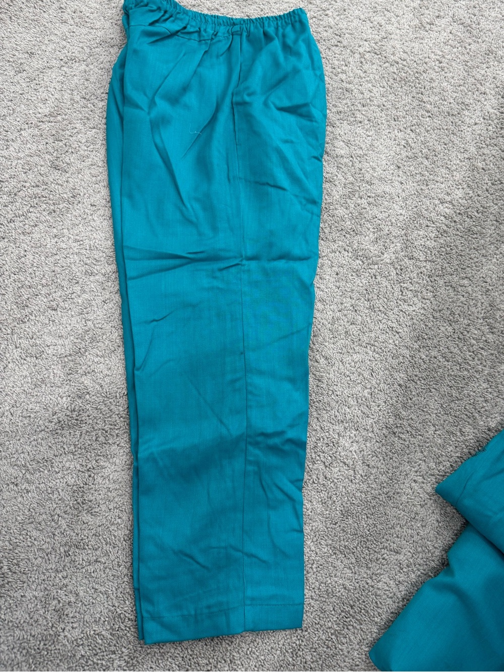 Turquoise Embroidered Three-Piece Set - Picture 4 of 6
